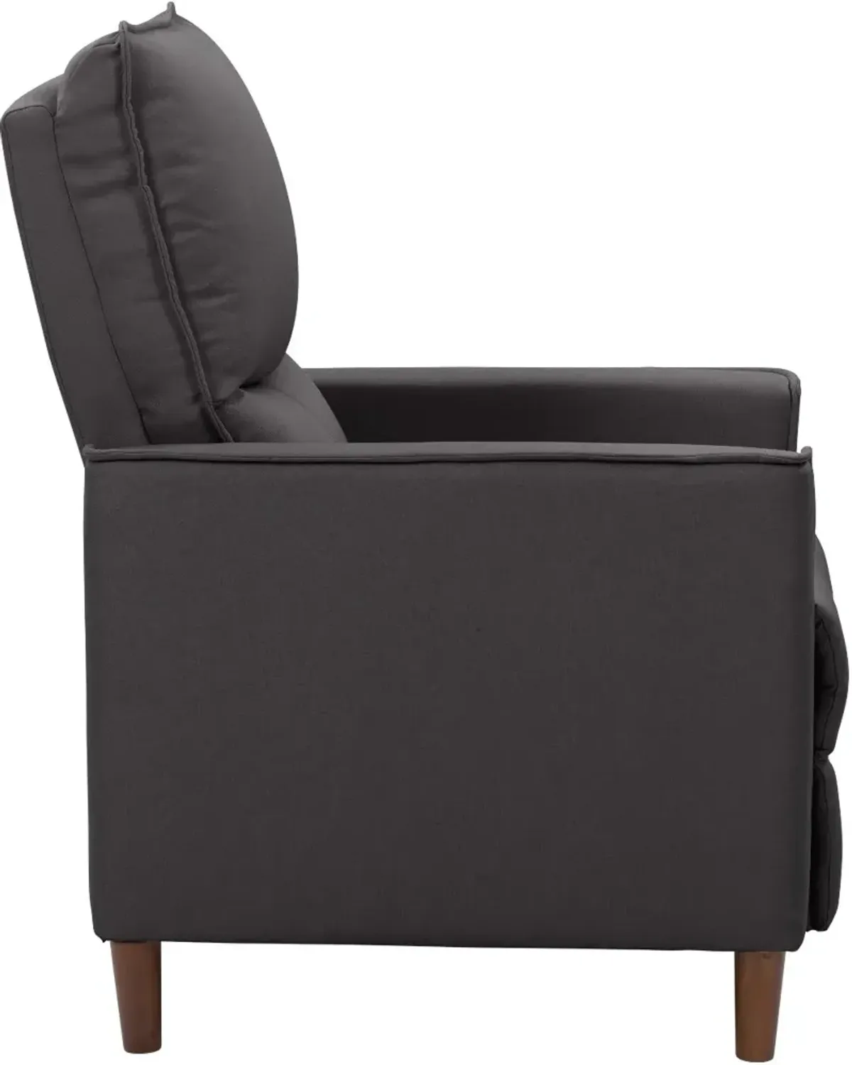 Alder Dark Gray Manual Recliner