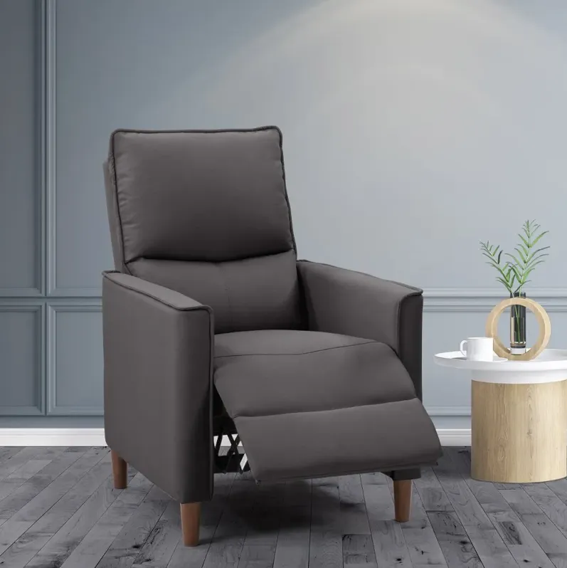 Alder Dark Gray Manual Recliner