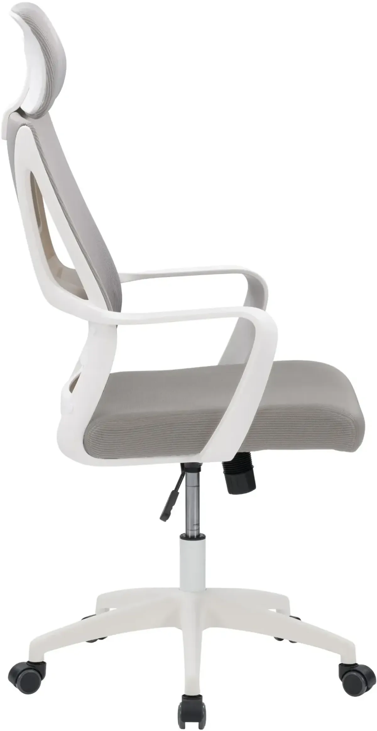 Workspace Gray and White Mesh Office Chair