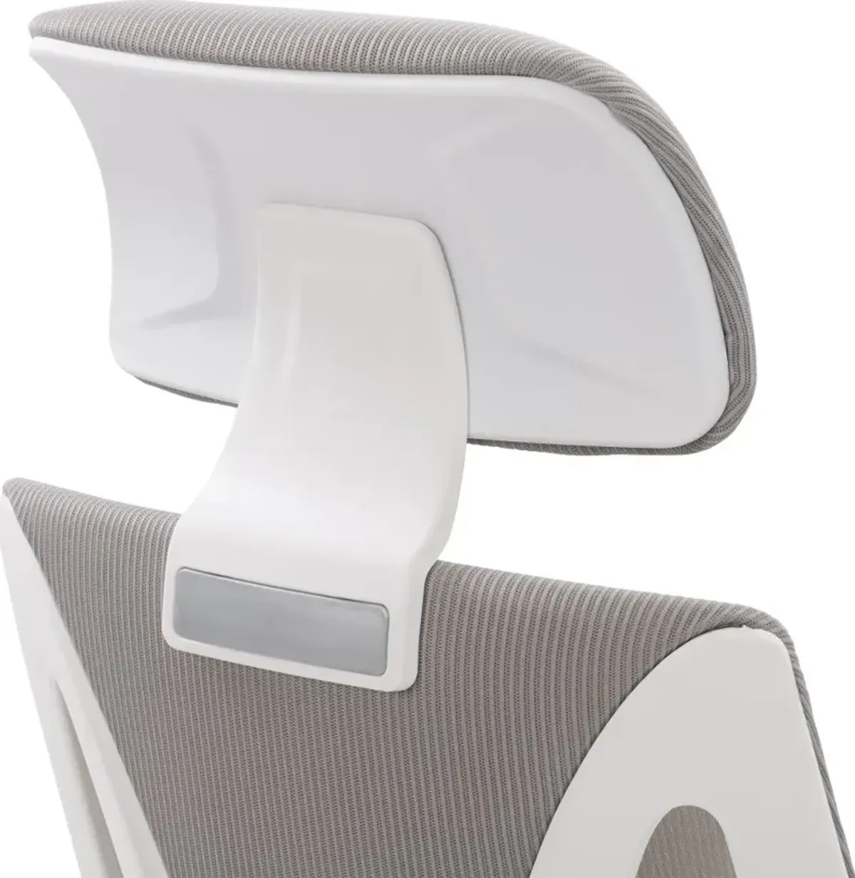 Workspace Gray and White Mesh Office Chair