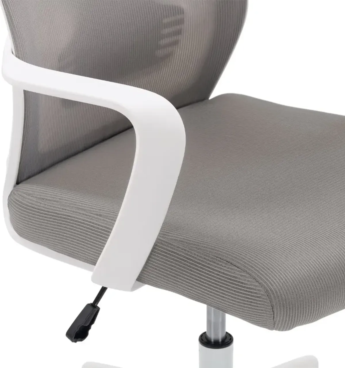 Workspace Gray and White Mesh Office Chair