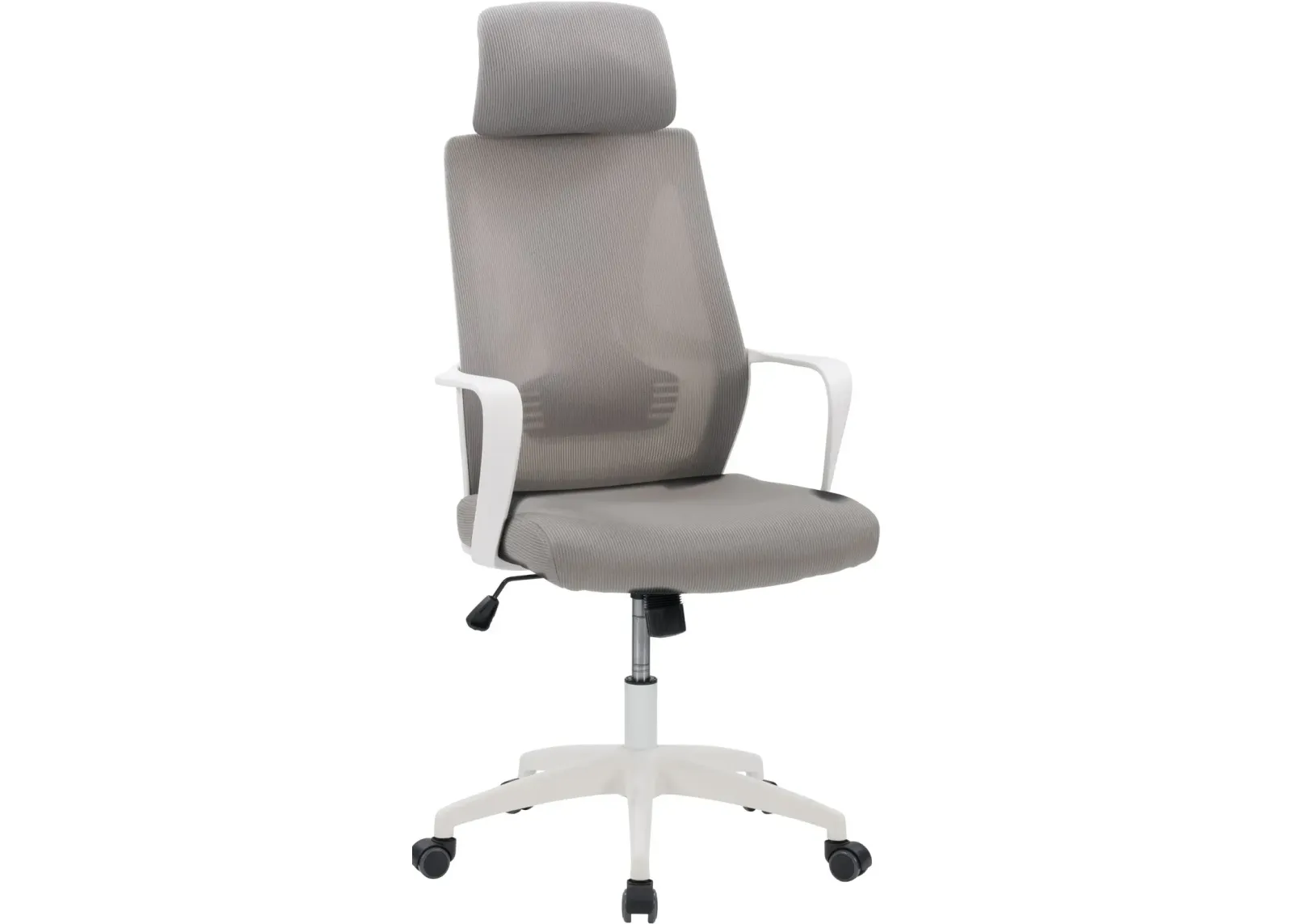 Workspace Gray and White Mesh Office Chair