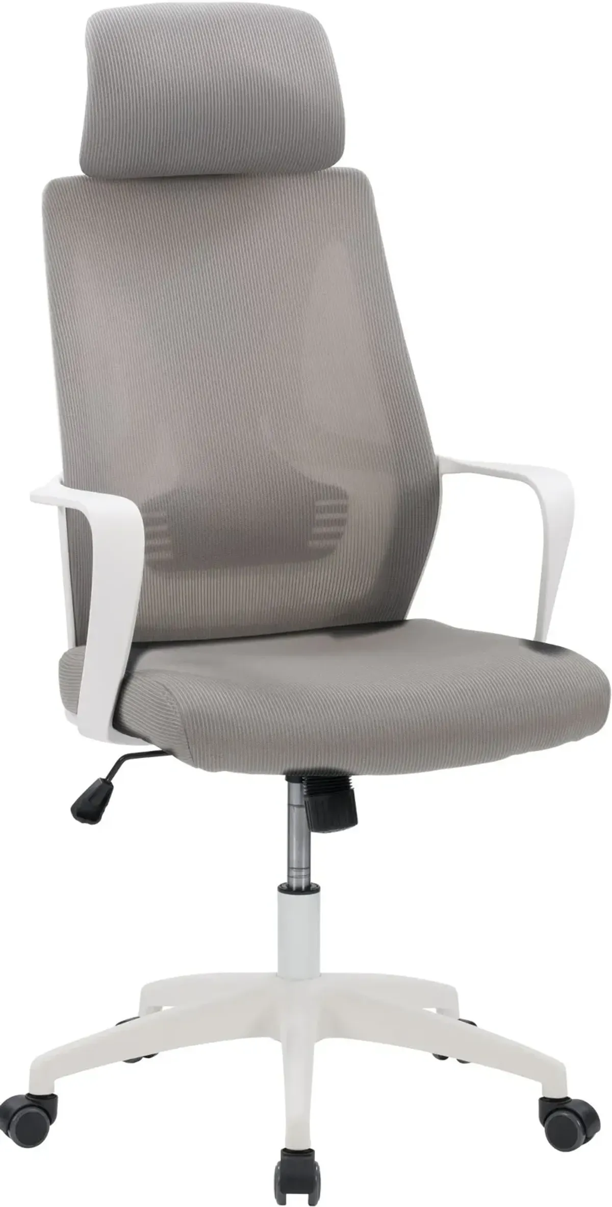 Workspace Gray and White Mesh Office Chair