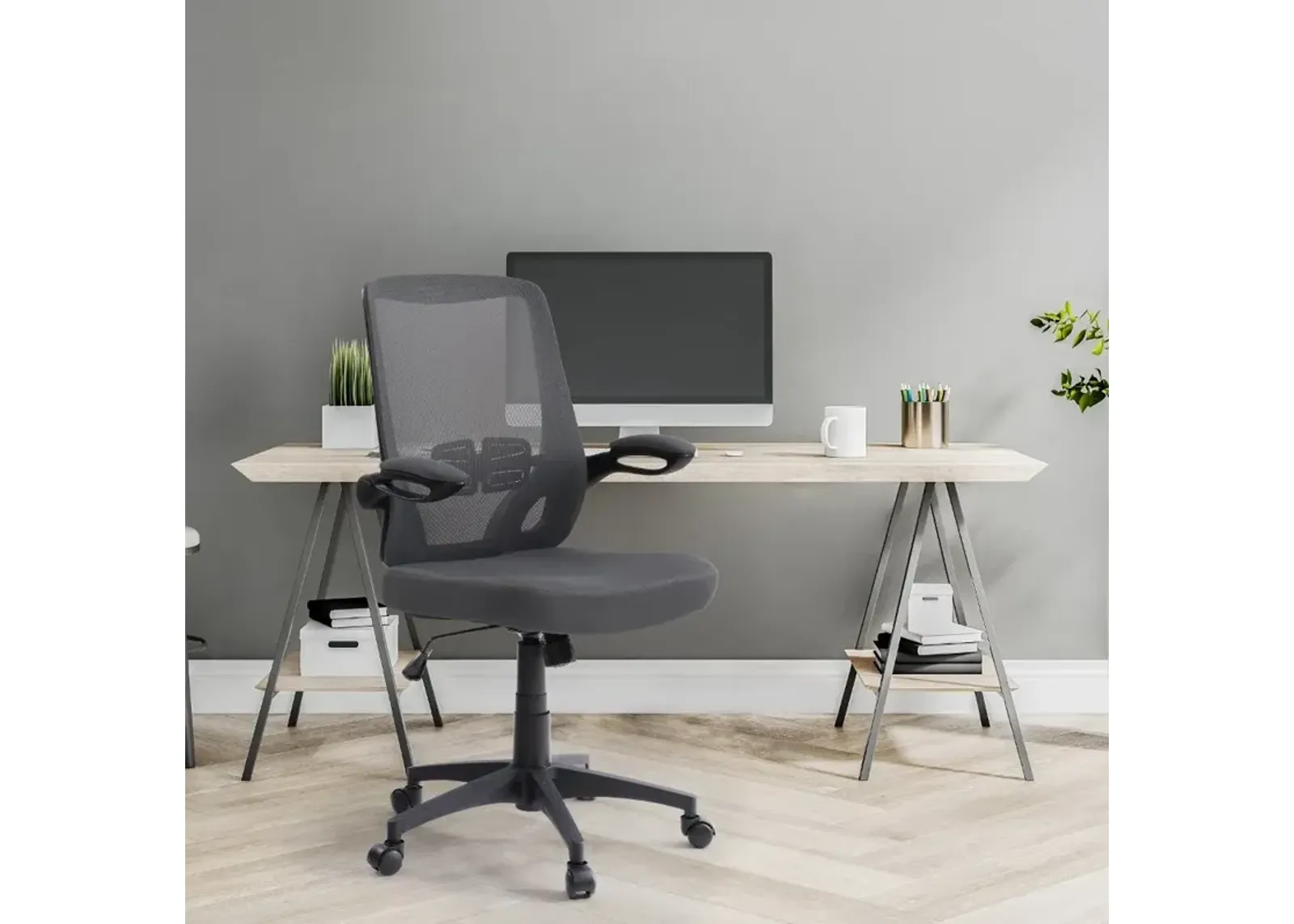 Workspace Gray Mesh Office Chair