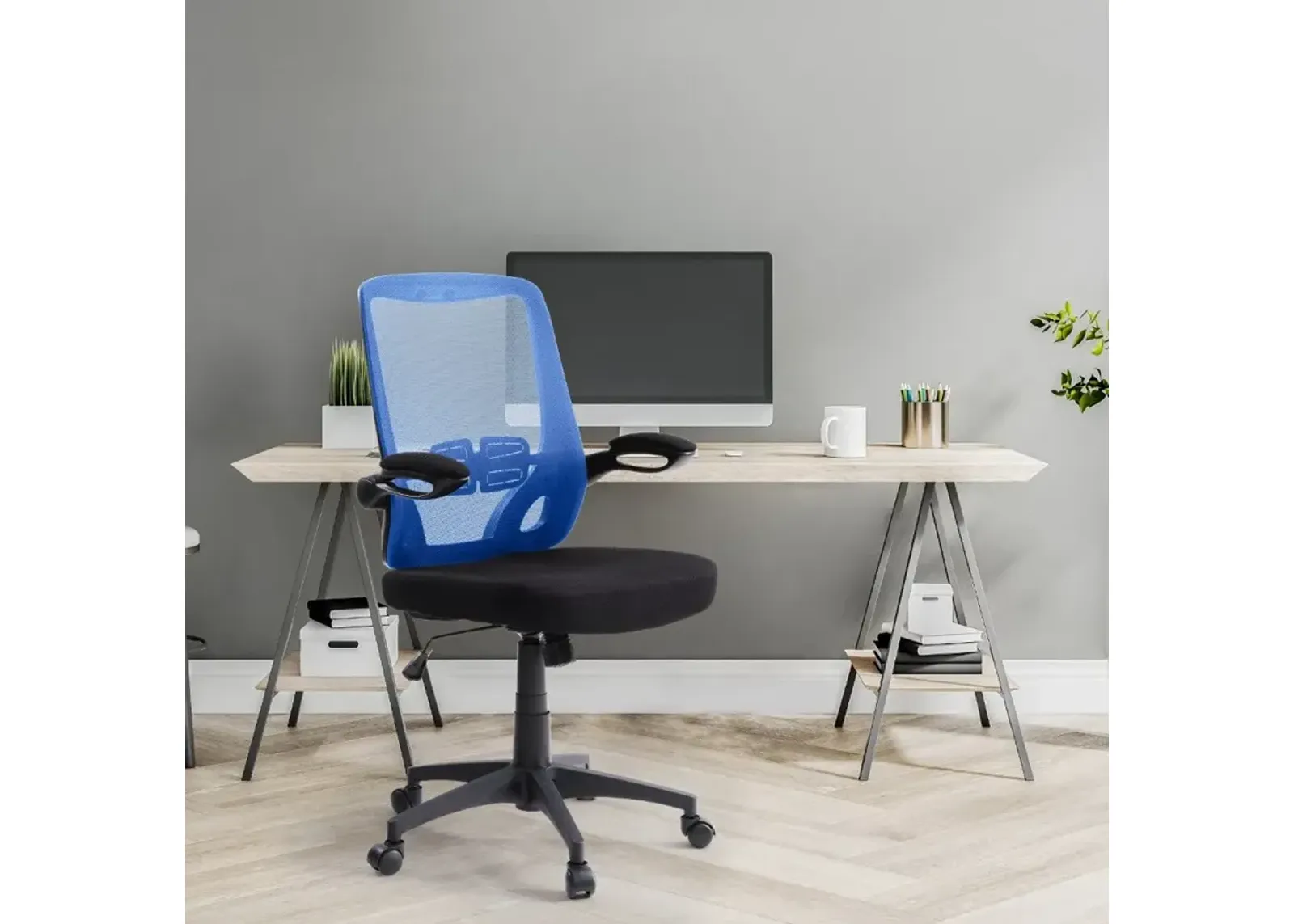 Workspace Blue Mesh Office Chair