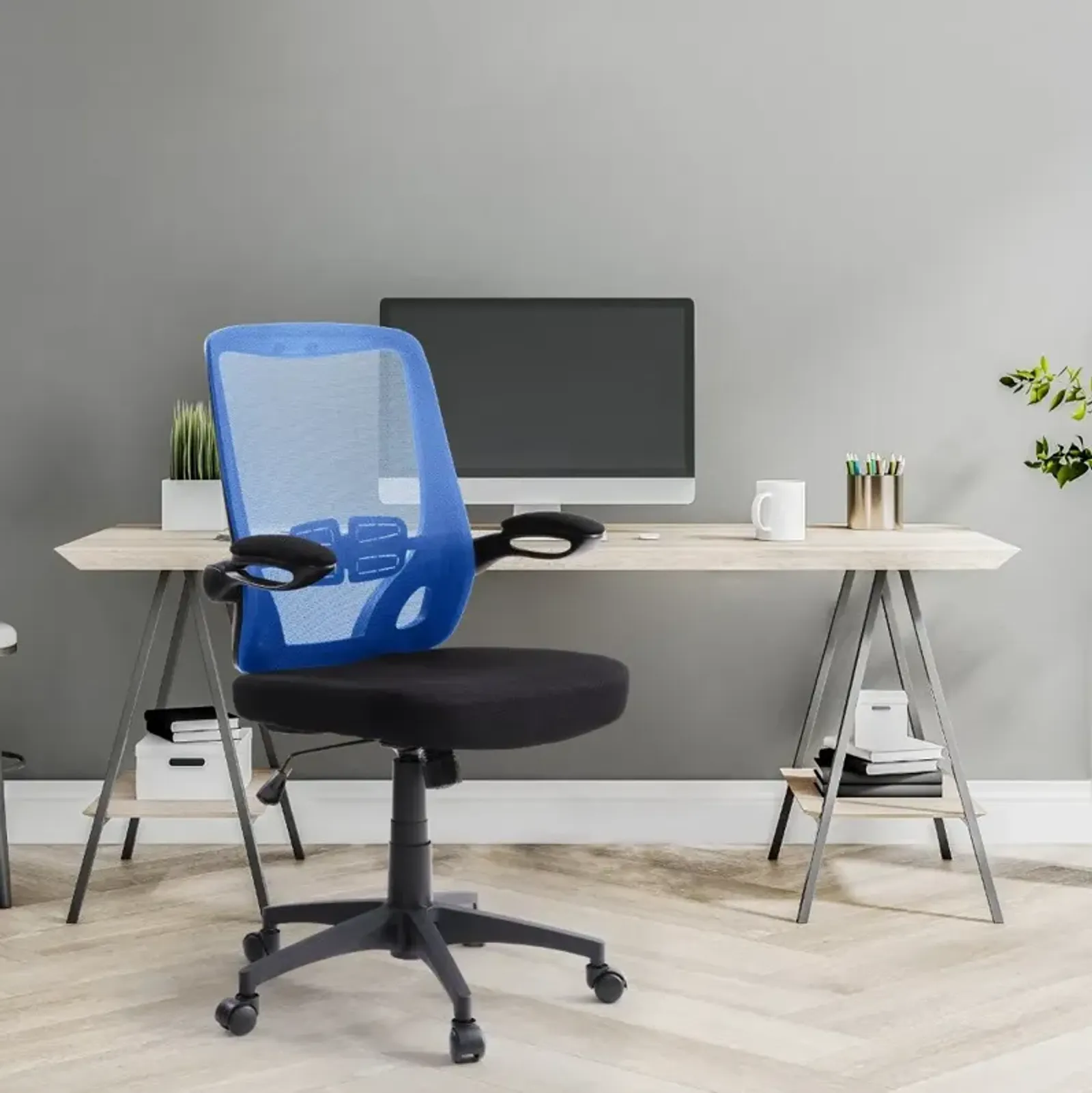 Workspace Blue Mesh Office Chair