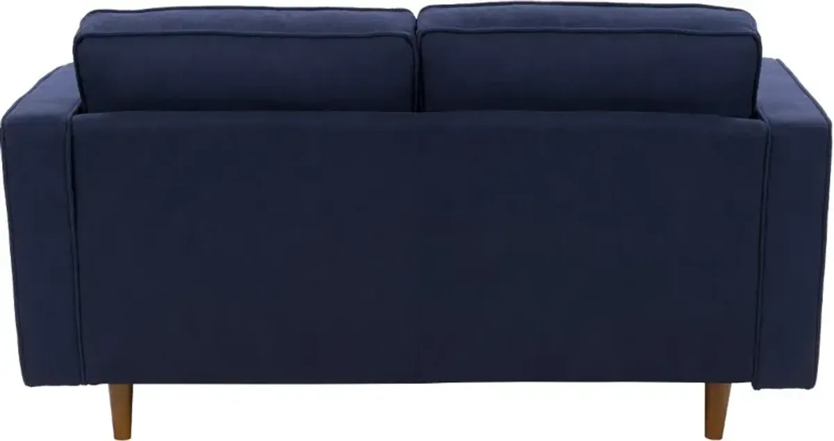 Mulberry Navy Upholstered Loveseat