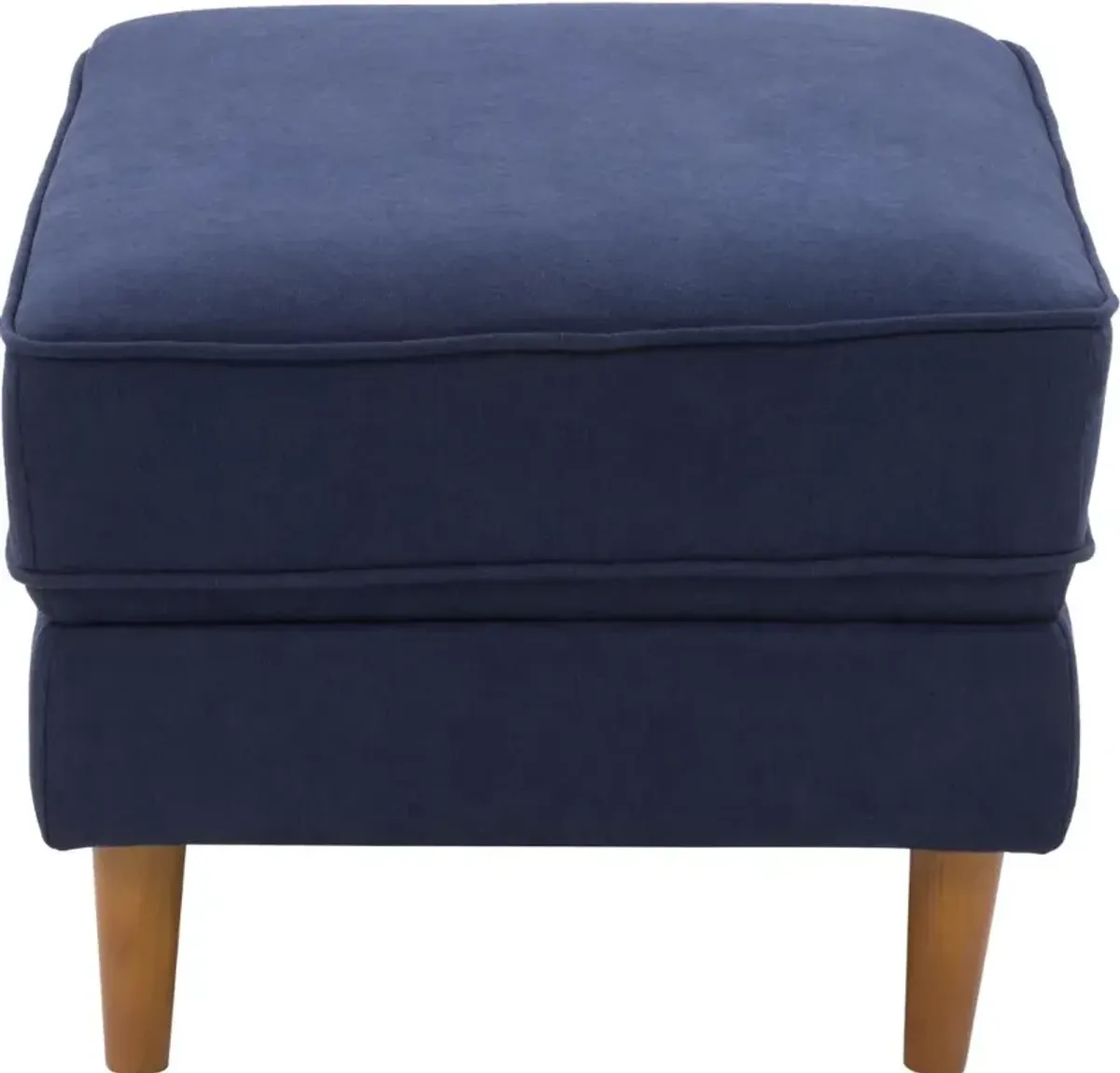 Mulberry Navy Upholstered Ottoman