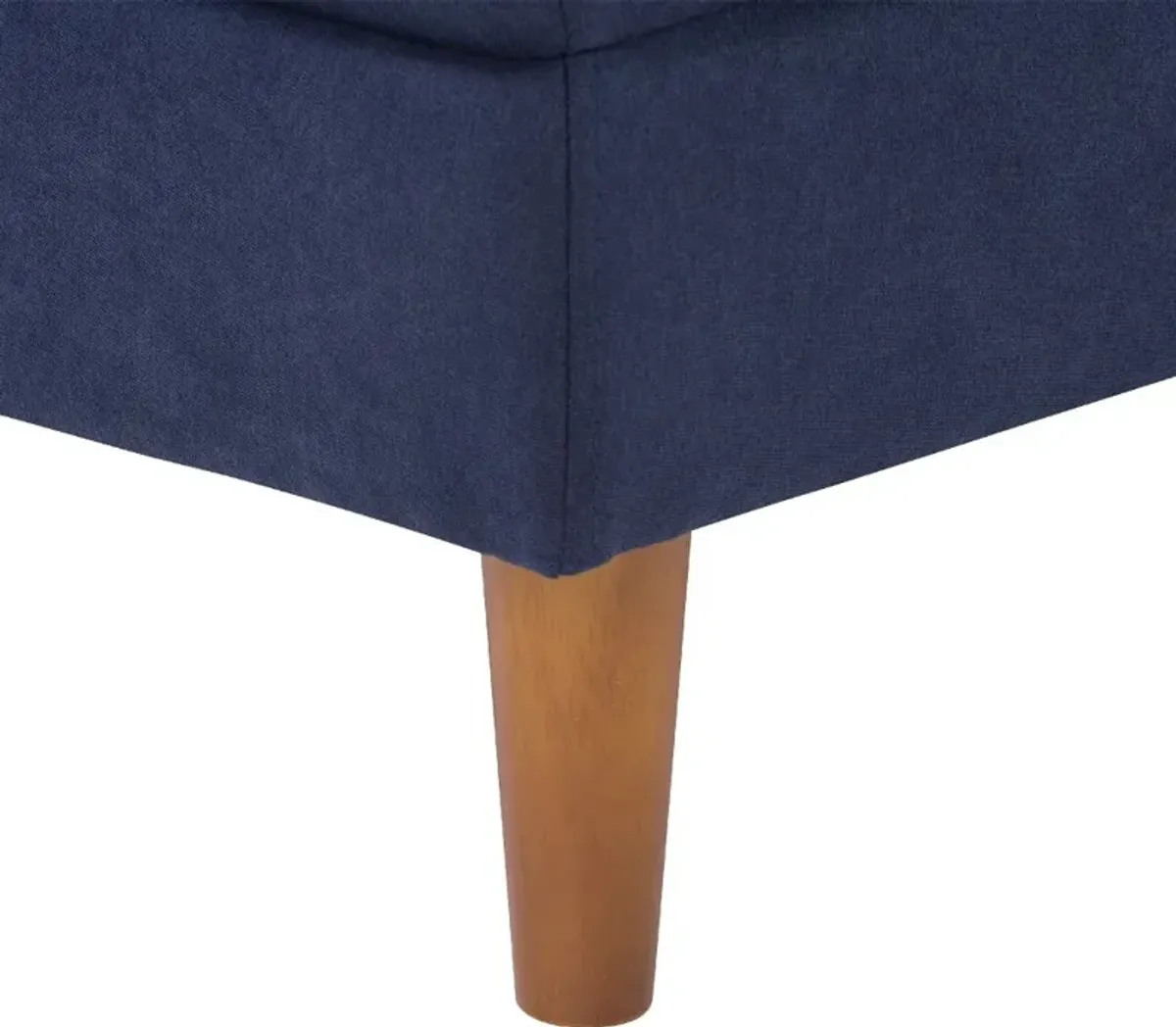 Mulberry Navy Upholstered Ottoman