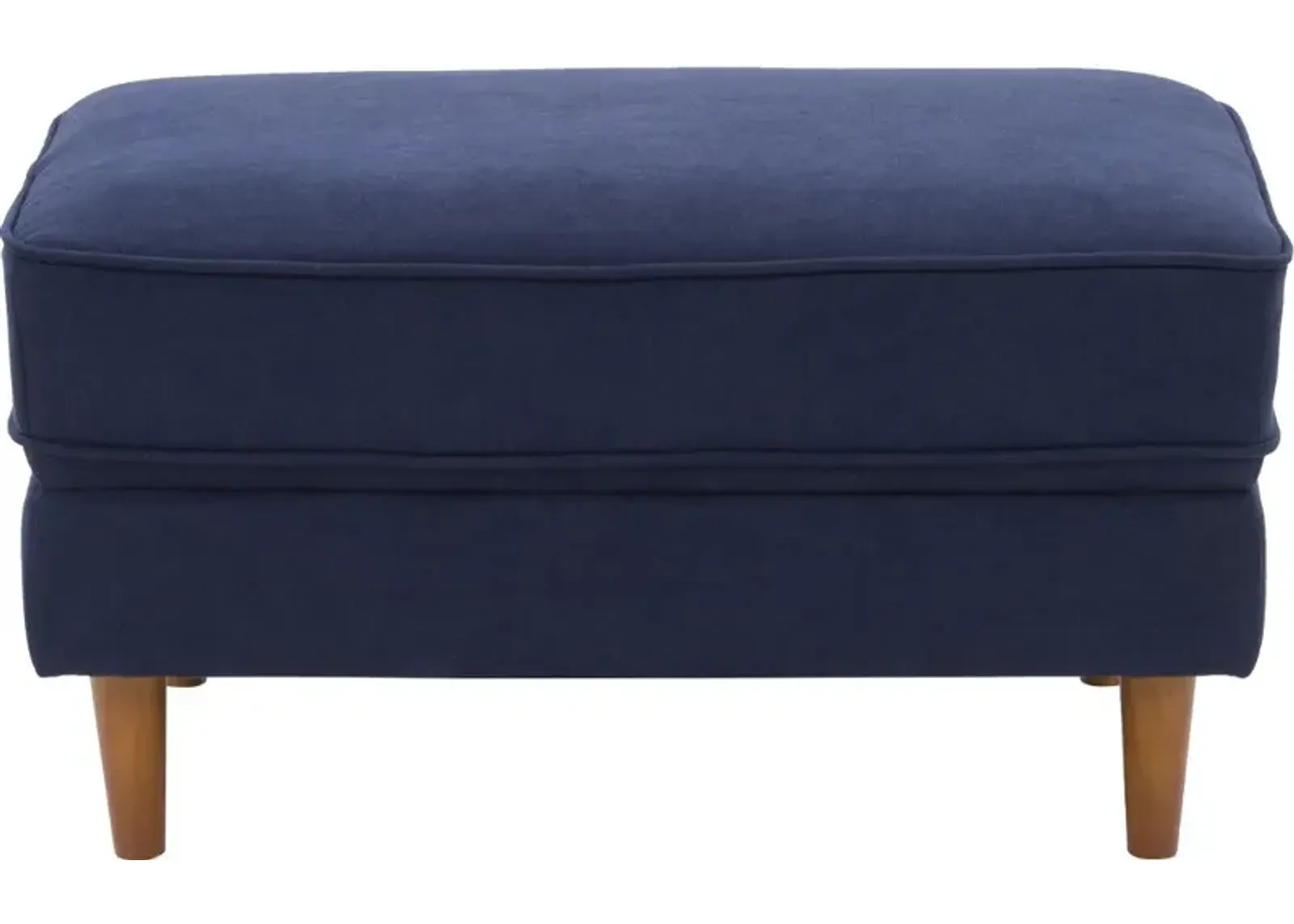 Mulberry Navy Upholstered Ottoman