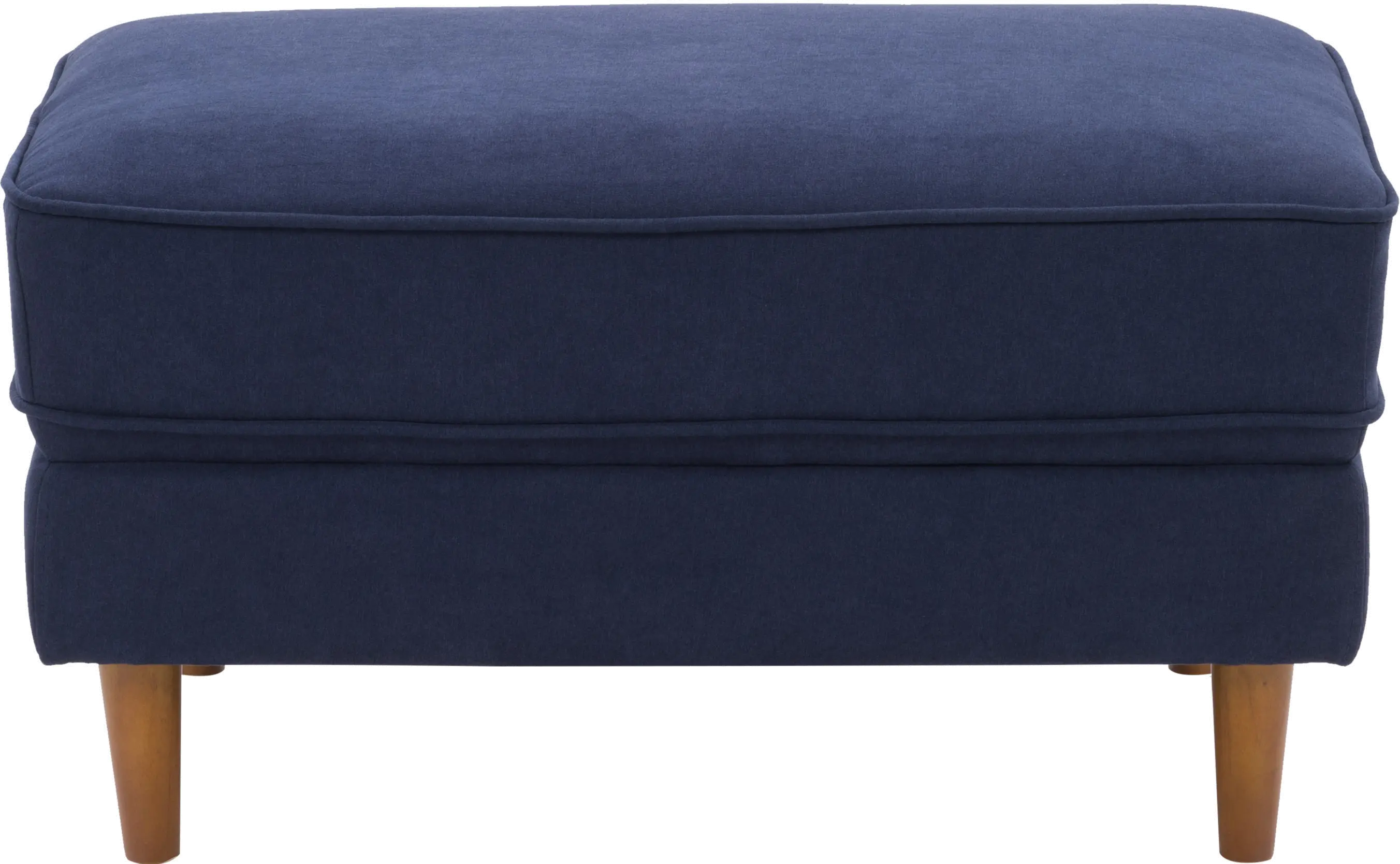 Mulberry Navy Upholstered Ottoman