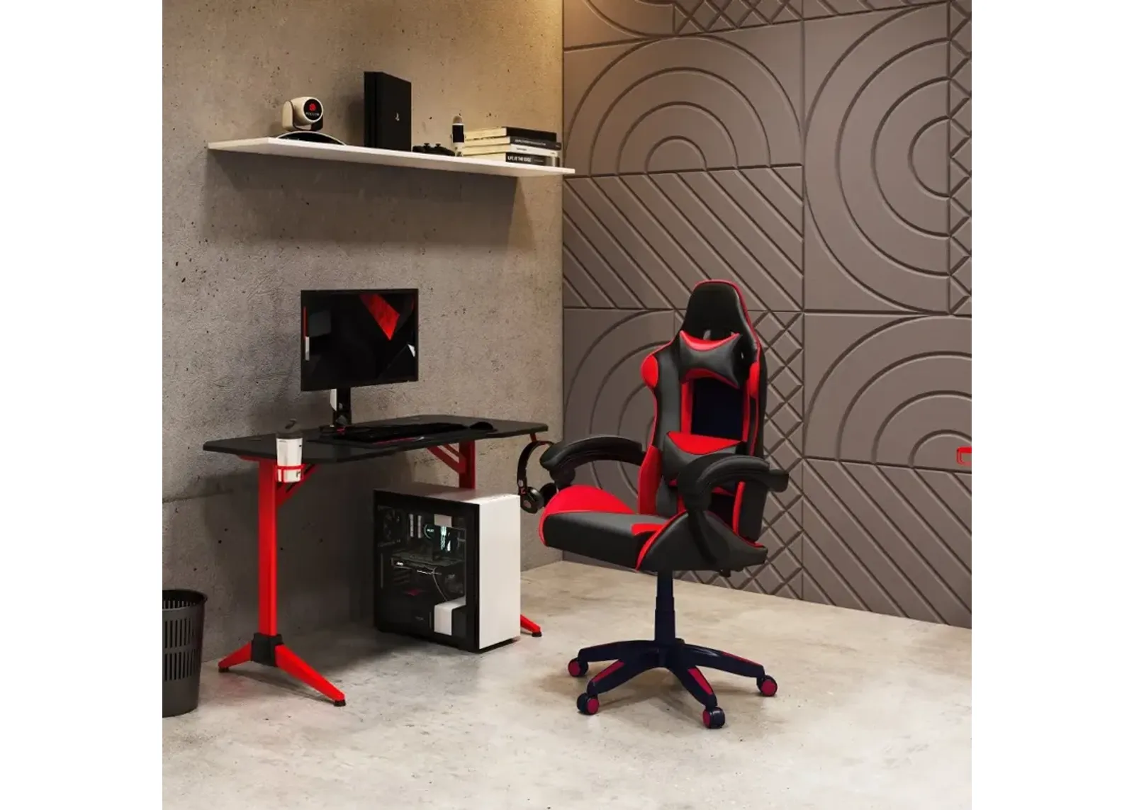 Ravagers Black and Red Gaming Chair