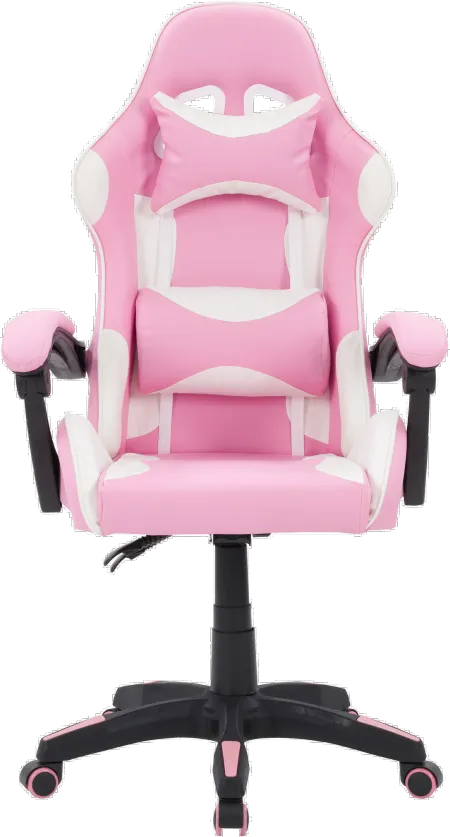Ravagers Pink and White Gaming Chair