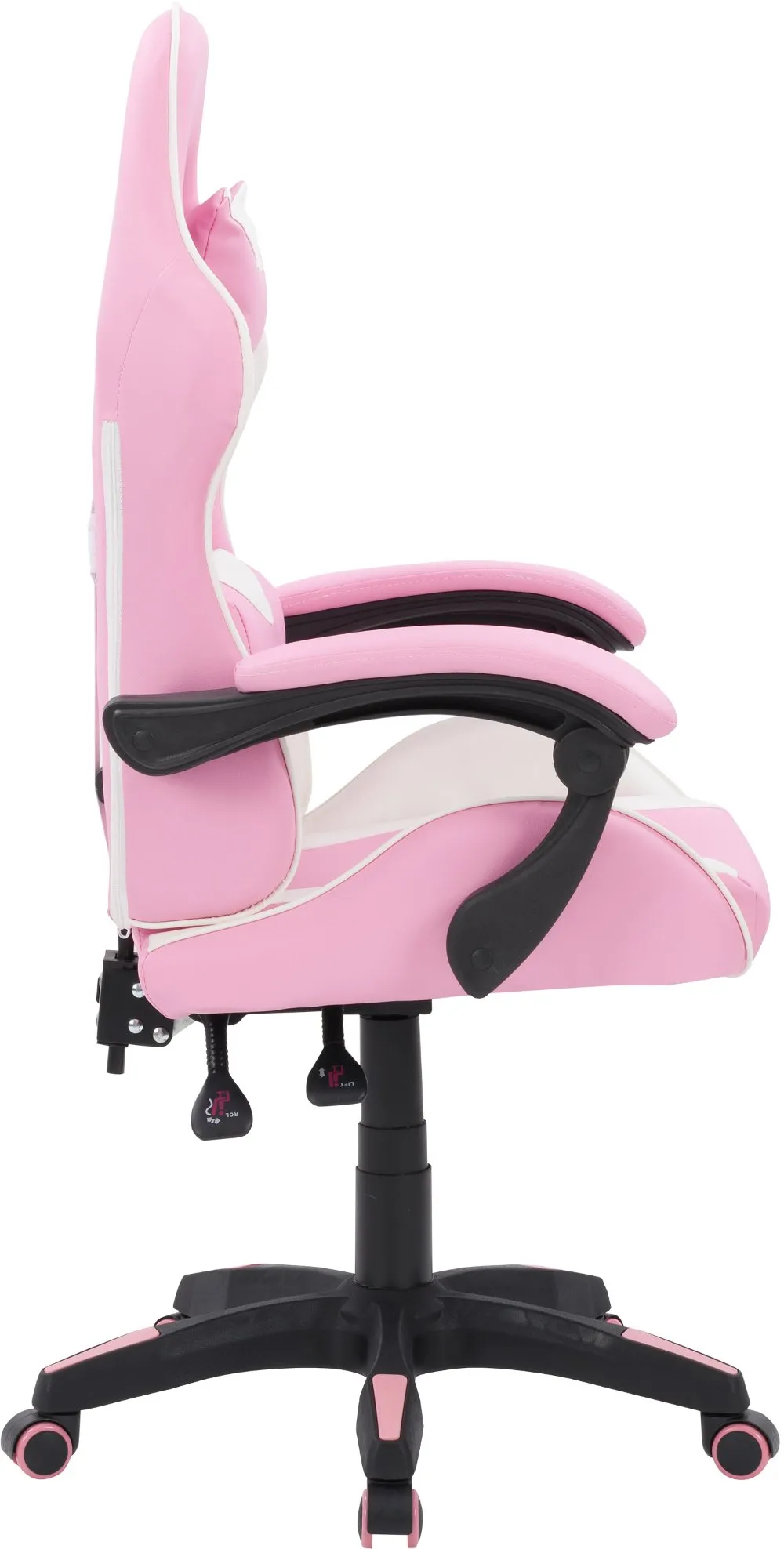 Ravagers Pink and White Gaming Chair