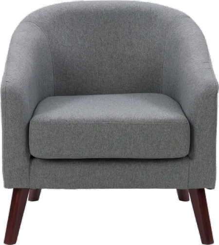 Elwood Gray Modern Tub Chair