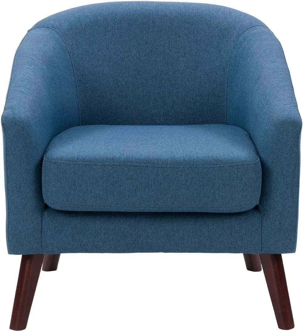 Elwood Blue Modern Tub Chair