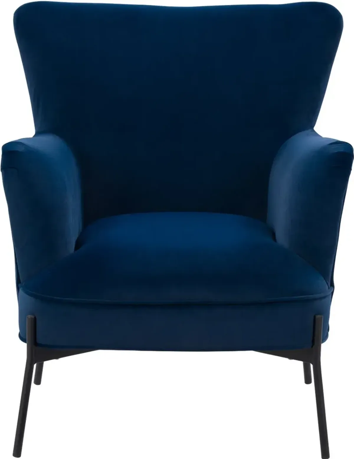 Elwood Blue Wingback Accent Chair