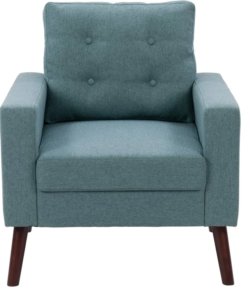 Elwood Light Green Tufted Accent Chair