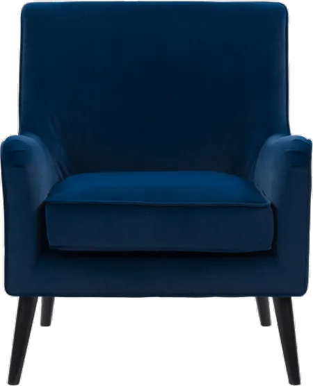 Elwood Blue Modern Accent Chair
