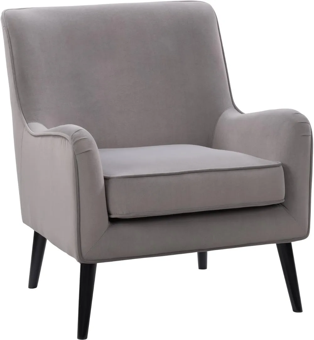 Elwood Gray Modern Accent Chair