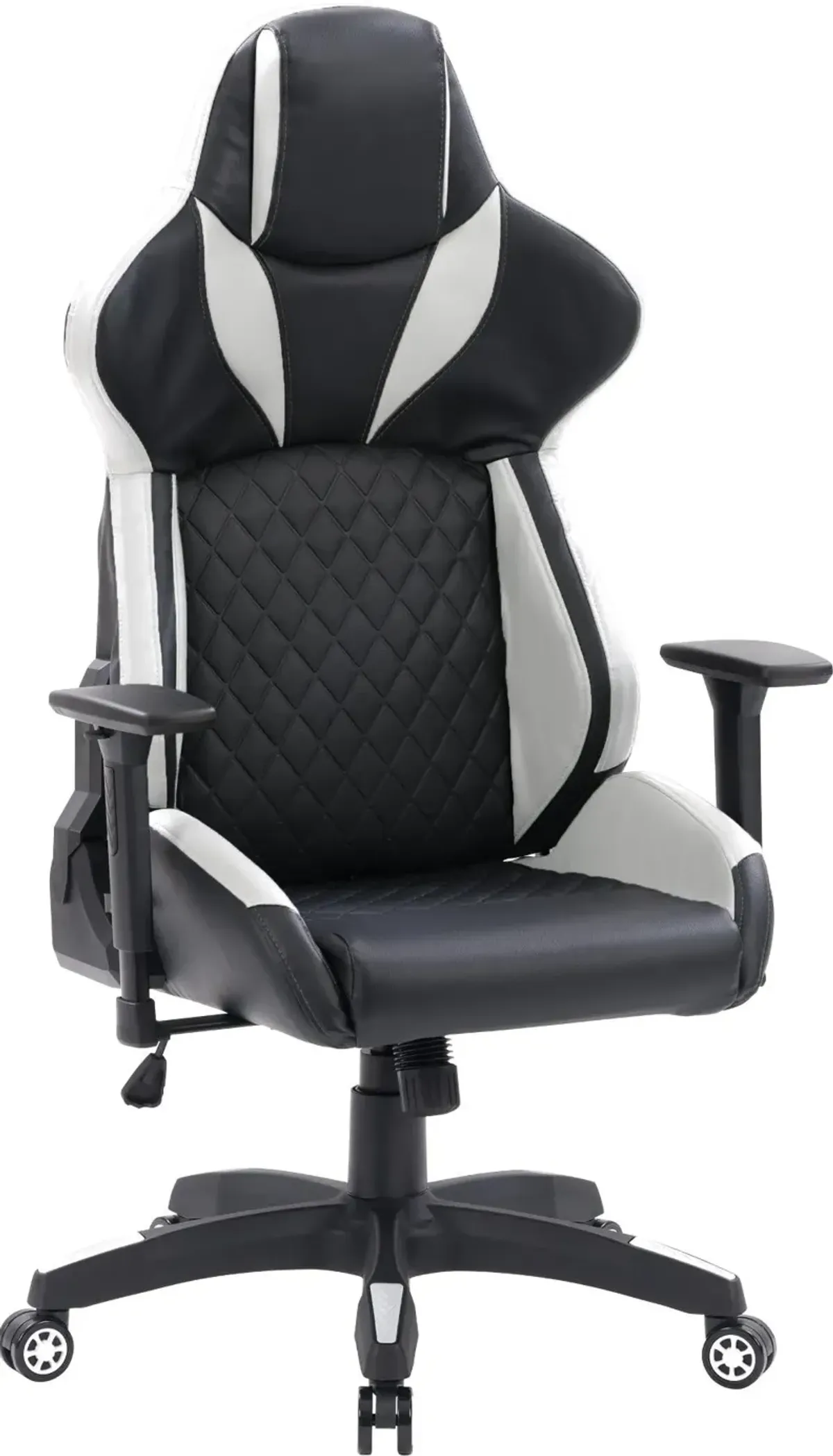 Nightshade Black and White Gaming Chair