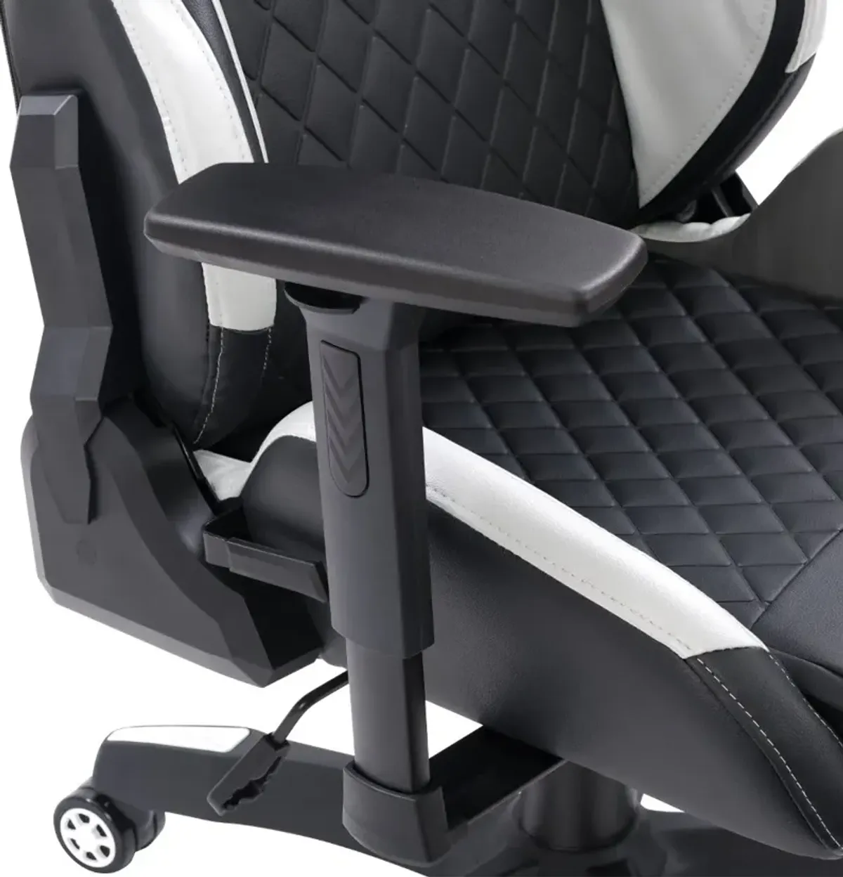 Nightshade Black and White Gaming Chair