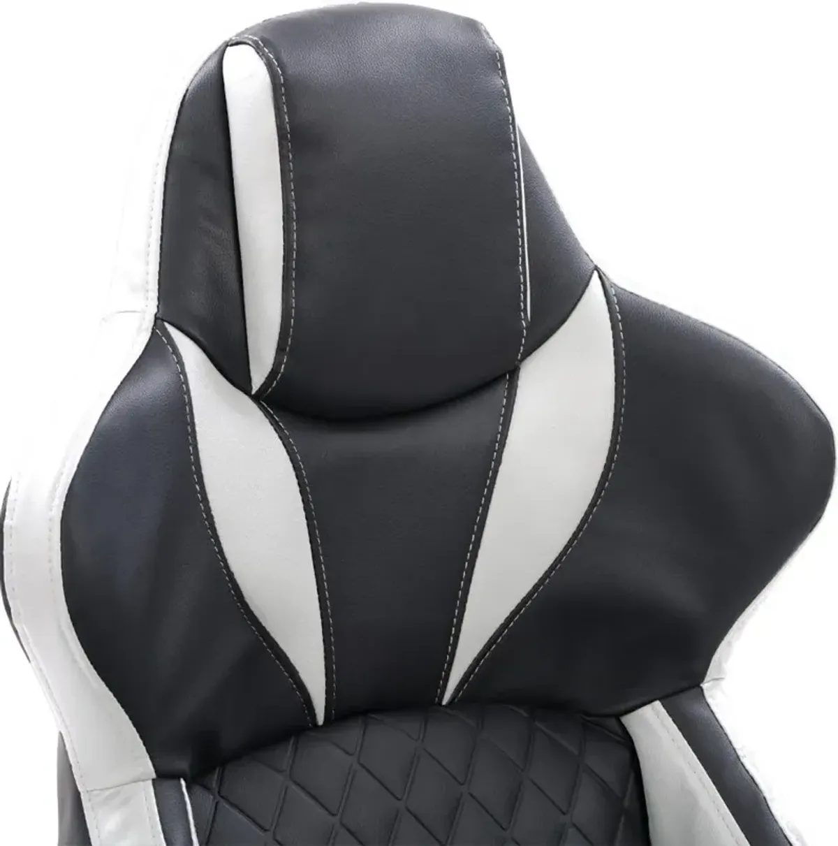 Nightshade Black and White Gaming Chair