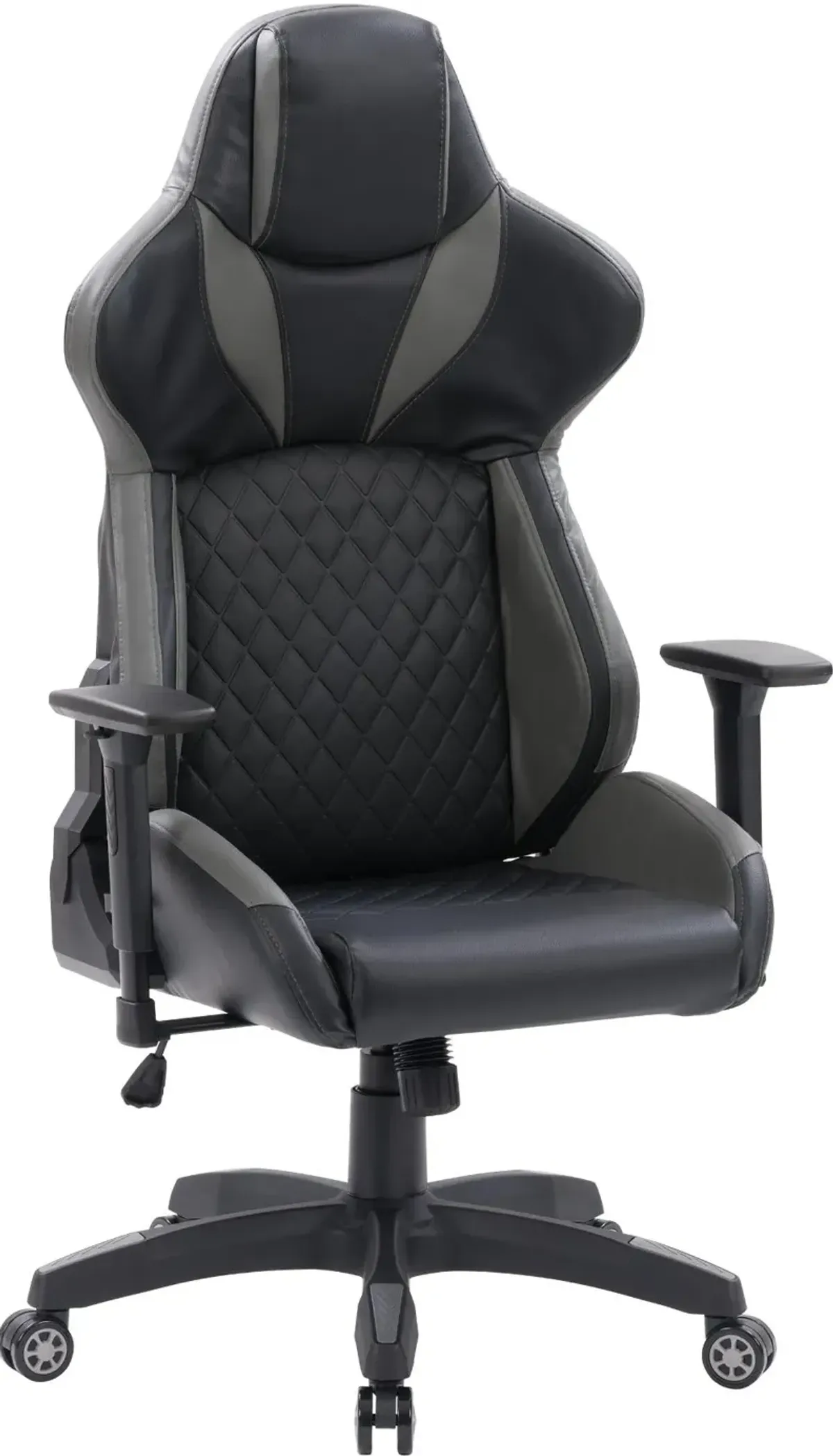 Nightshade Black and Gray Gaming Chair