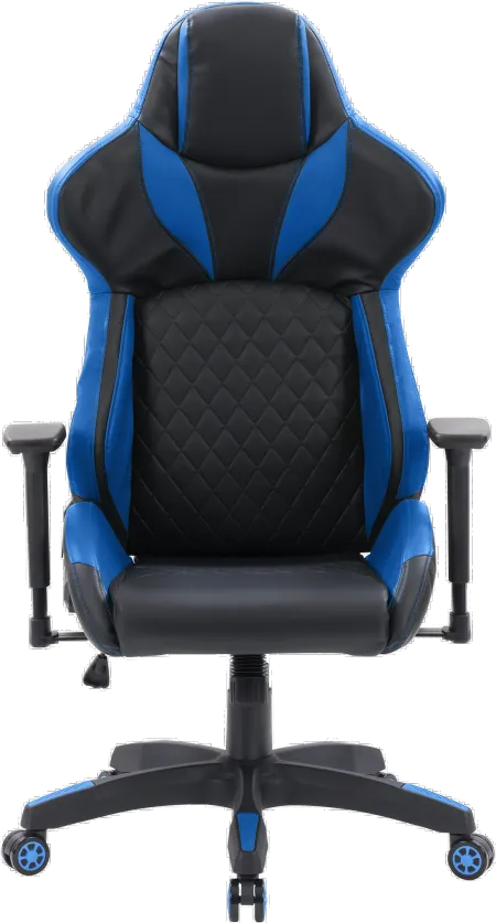 Nightshade Black and Blue Gaming Chair