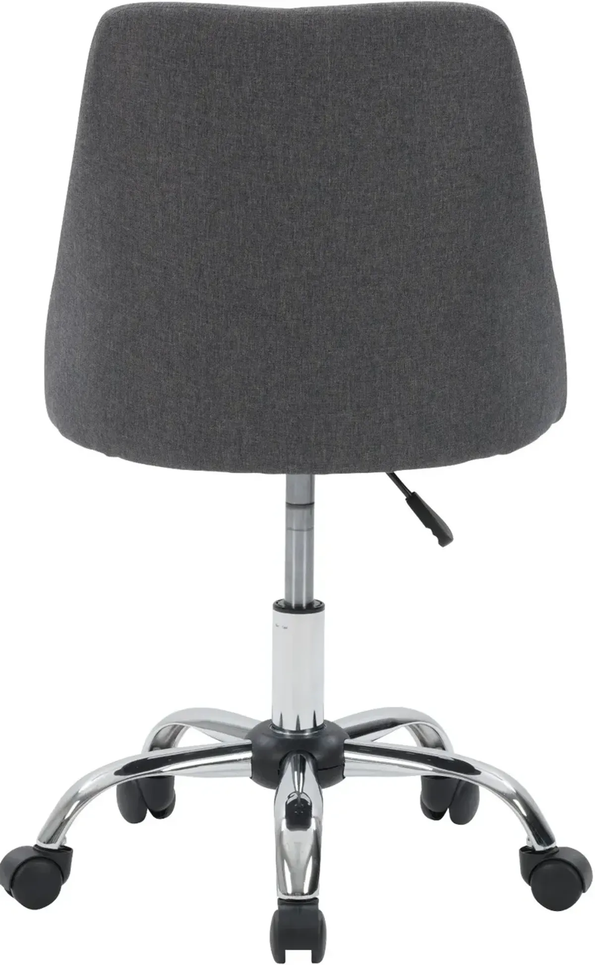 Marlowe Dark Gray Upholstered Armless Office Chair