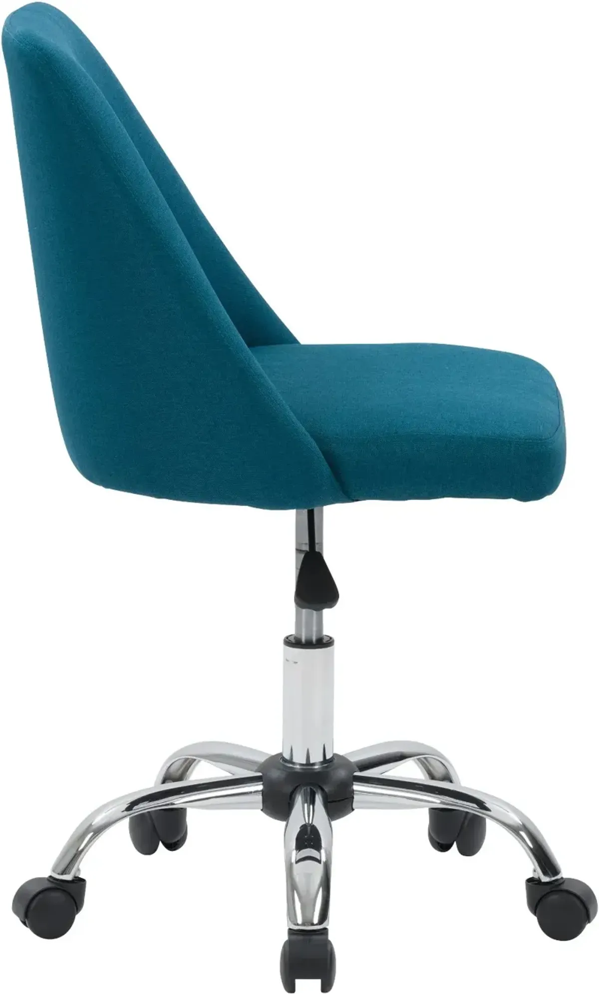 Marlowe Blue Upholstered Armless Office Chair