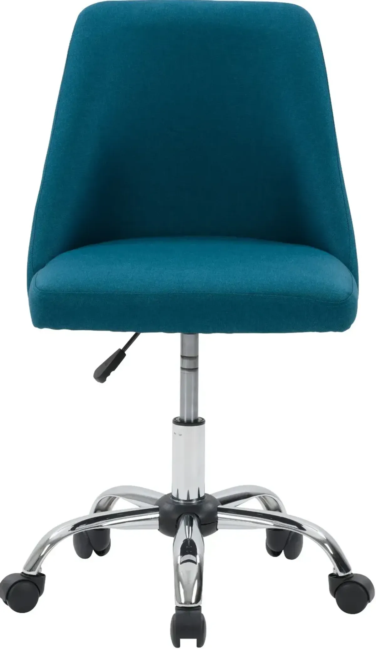 Marlowe Blue Upholstered Armless Office Chair