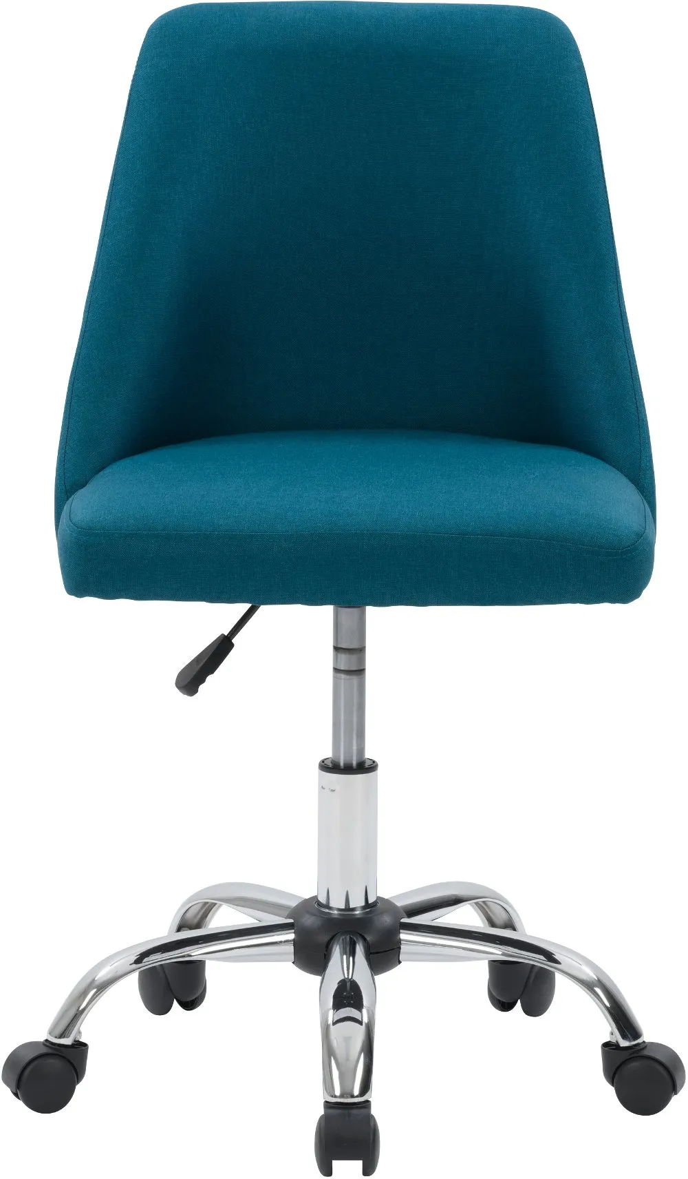 Marlowe Blue Upholstered Armless Office Chair