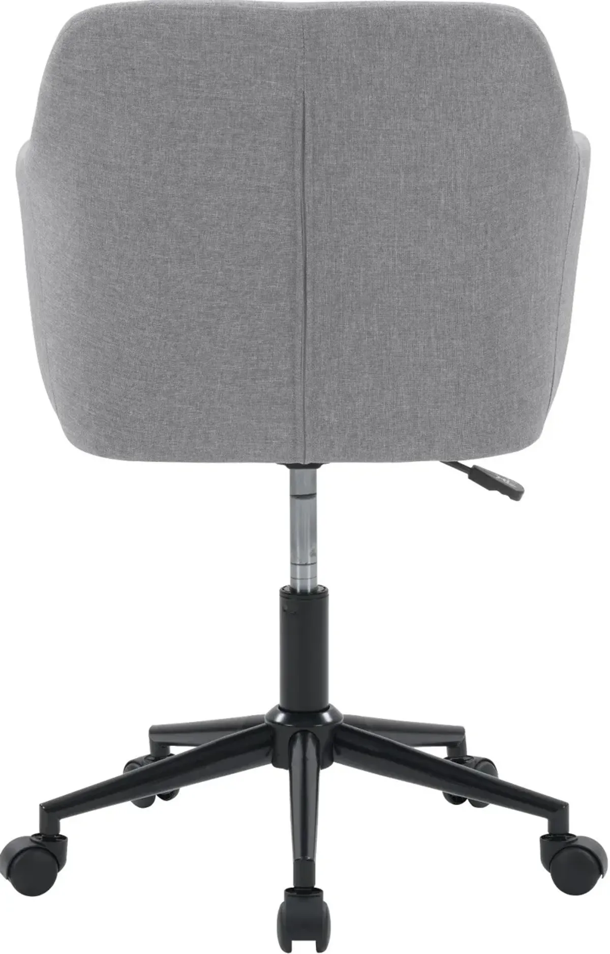 Marlowe Light Gray Button Tufted Office Chair