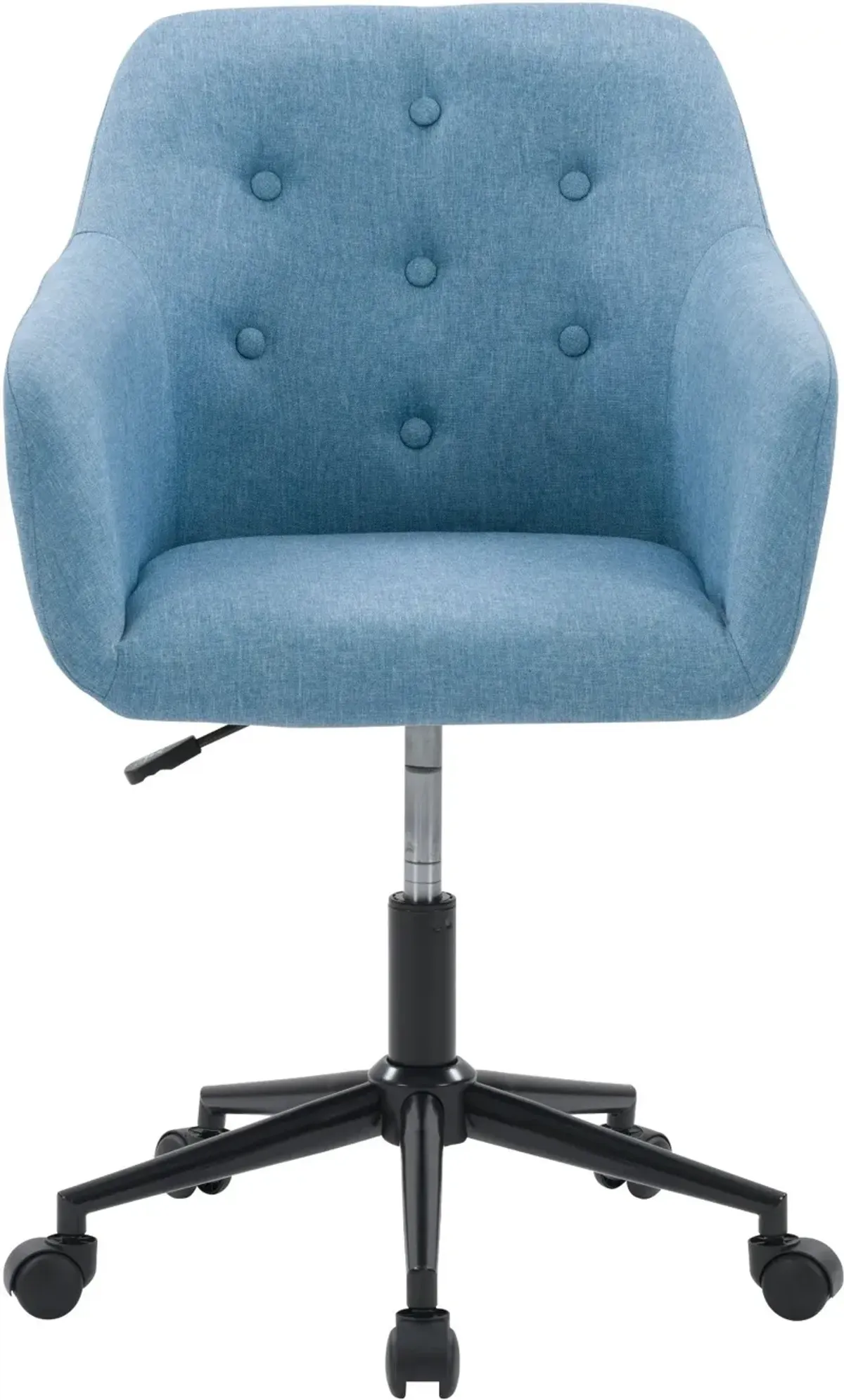 Marlowe Light Blue Button Tufted Office Chair