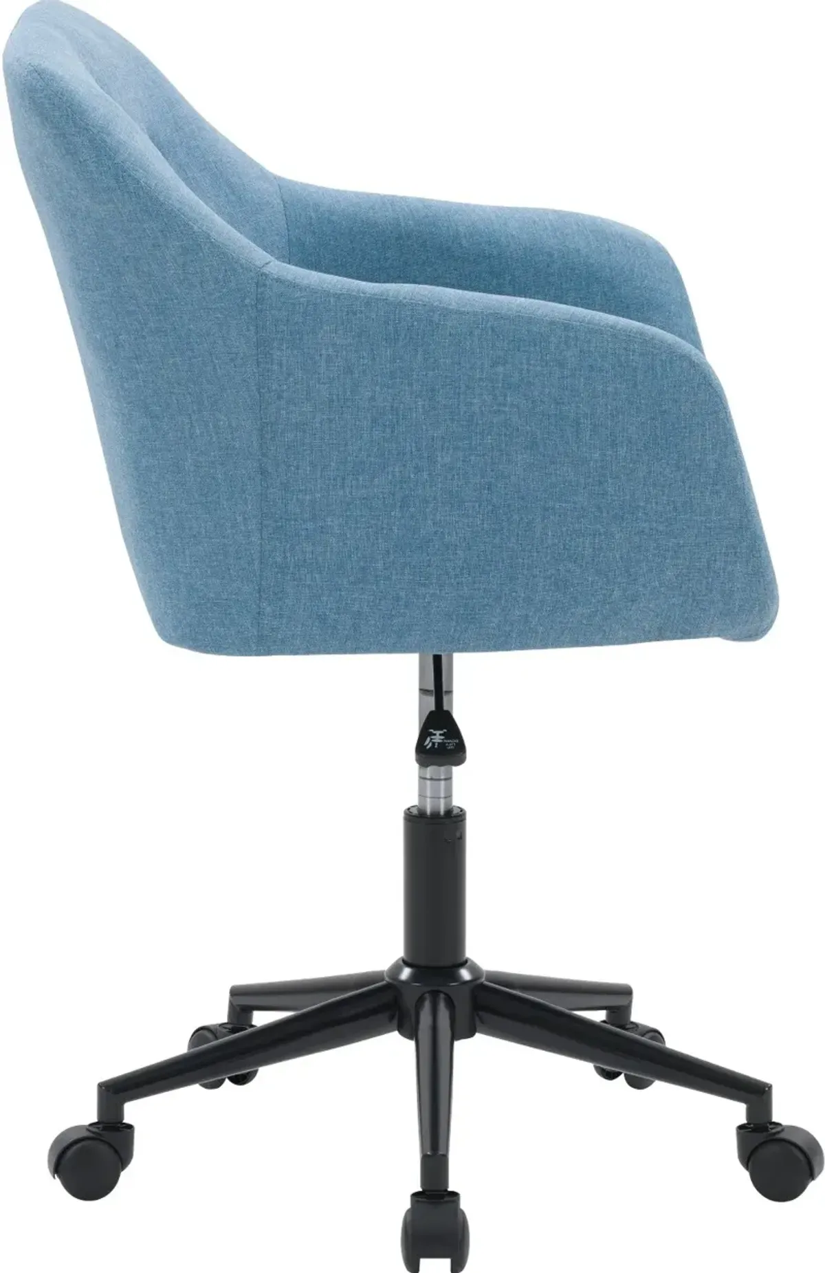 Marlowe Light Blue Button Tufted Office Chair