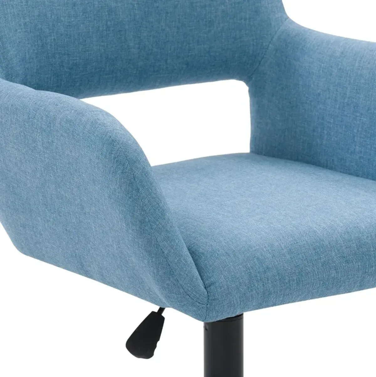 Marlowe Light Blue Upholstered Office Chair