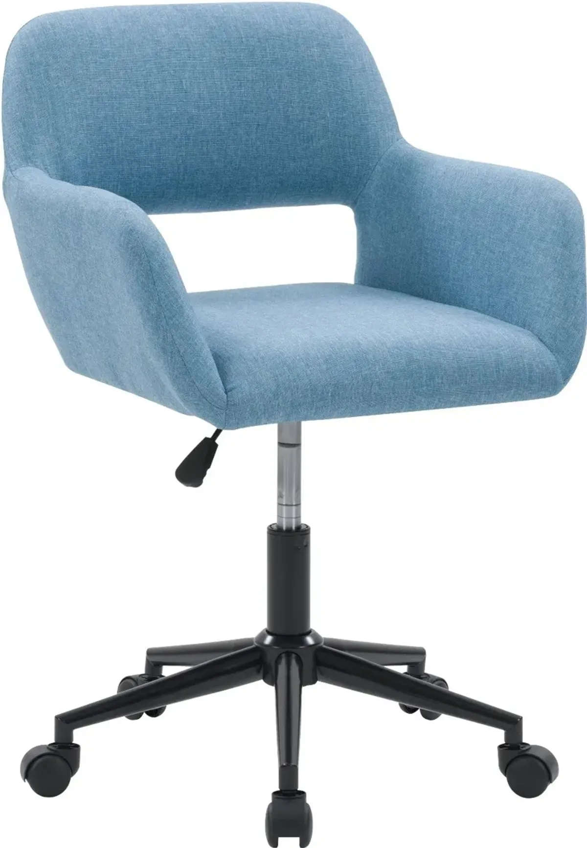 Marlowe Light Blue Upholstered Office Chair