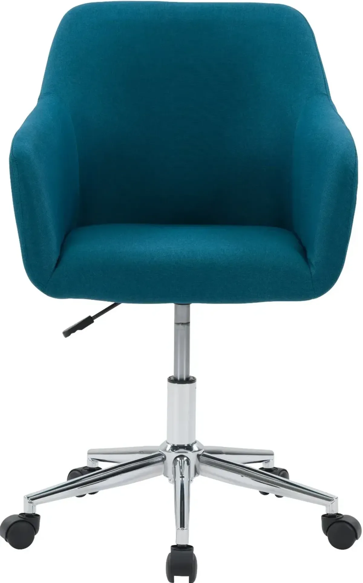 Marlowe Dark Blue and Chrome Office Chair