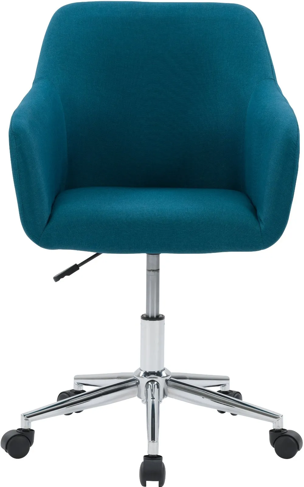 Marlowe Dark Blue and Chrome Office Chair