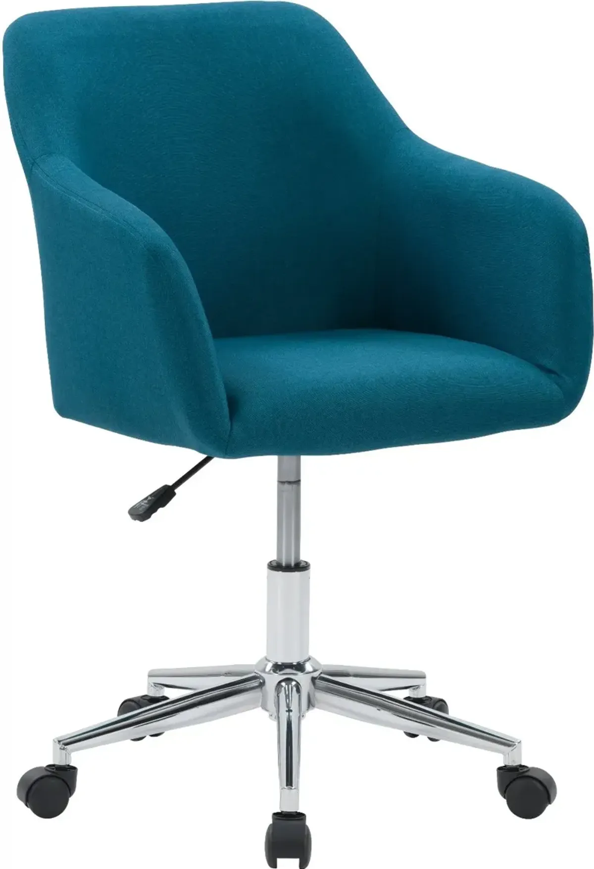 Marlowe Dark Blue and Chrome Office Chair