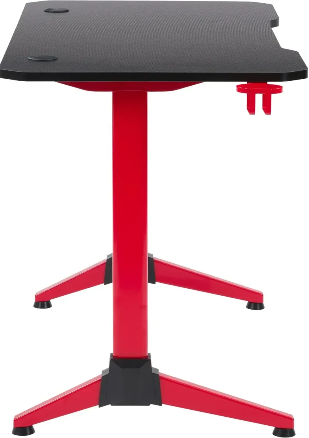 Conqueror Black and Red Gaming Desk