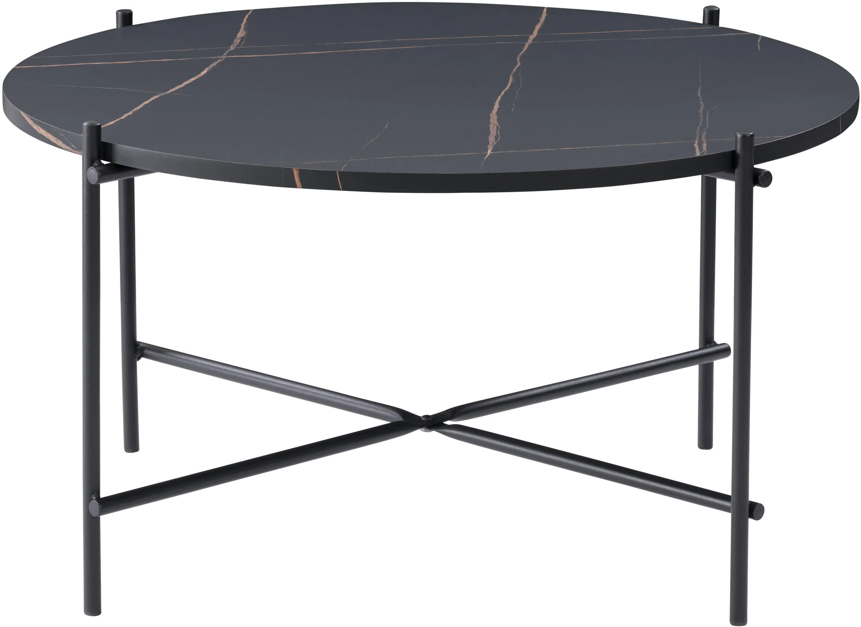 Ayla Black Marble Coffee Table