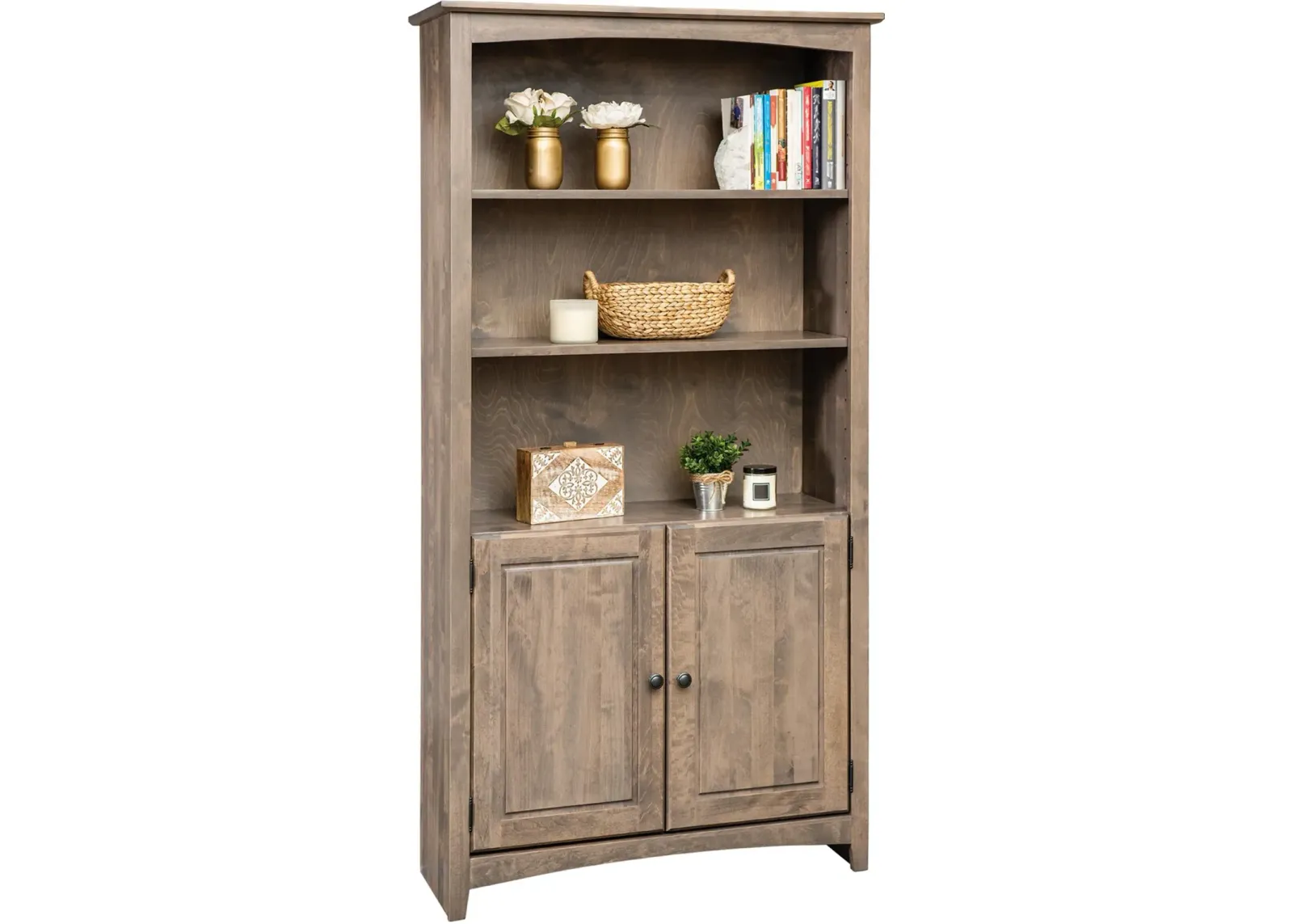 Archbold Driftwood 72" Bookcase