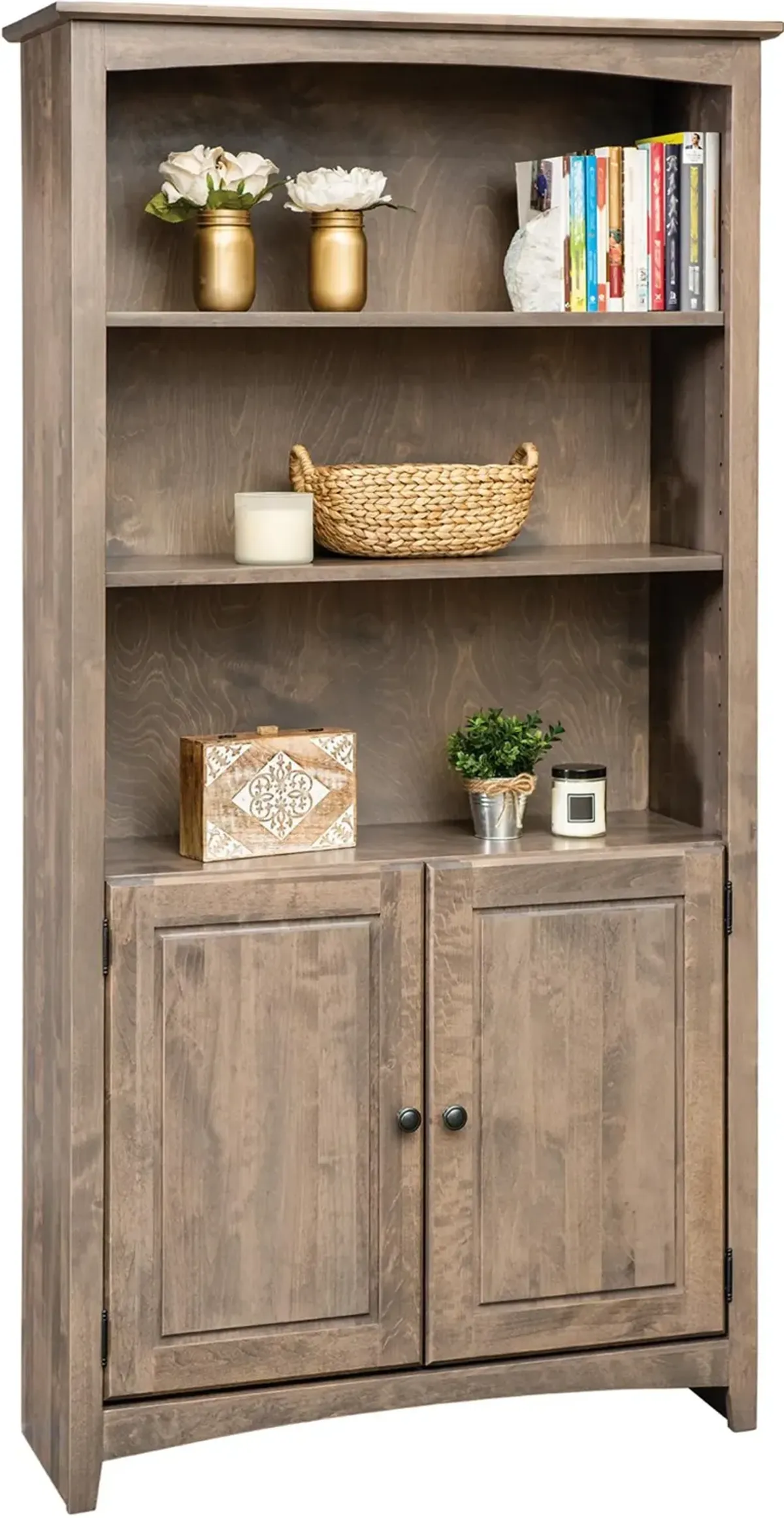 Archbold Driftwood 72" Bookcase