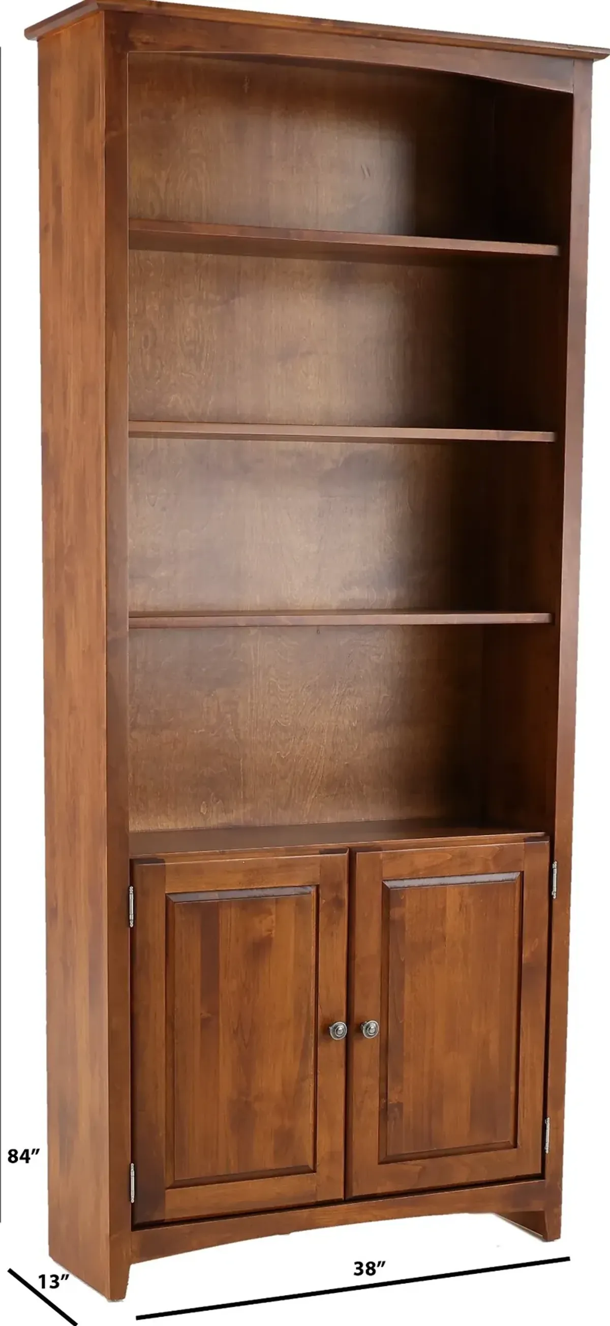 Lancaster Tuscan Brown Bookcase