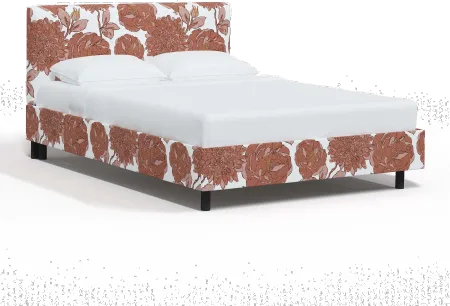 Brianna Pink Floral Queen Platform Bed - Skyline Furniture