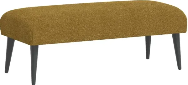 Bridget Ochre Bench - Skyline Furniture