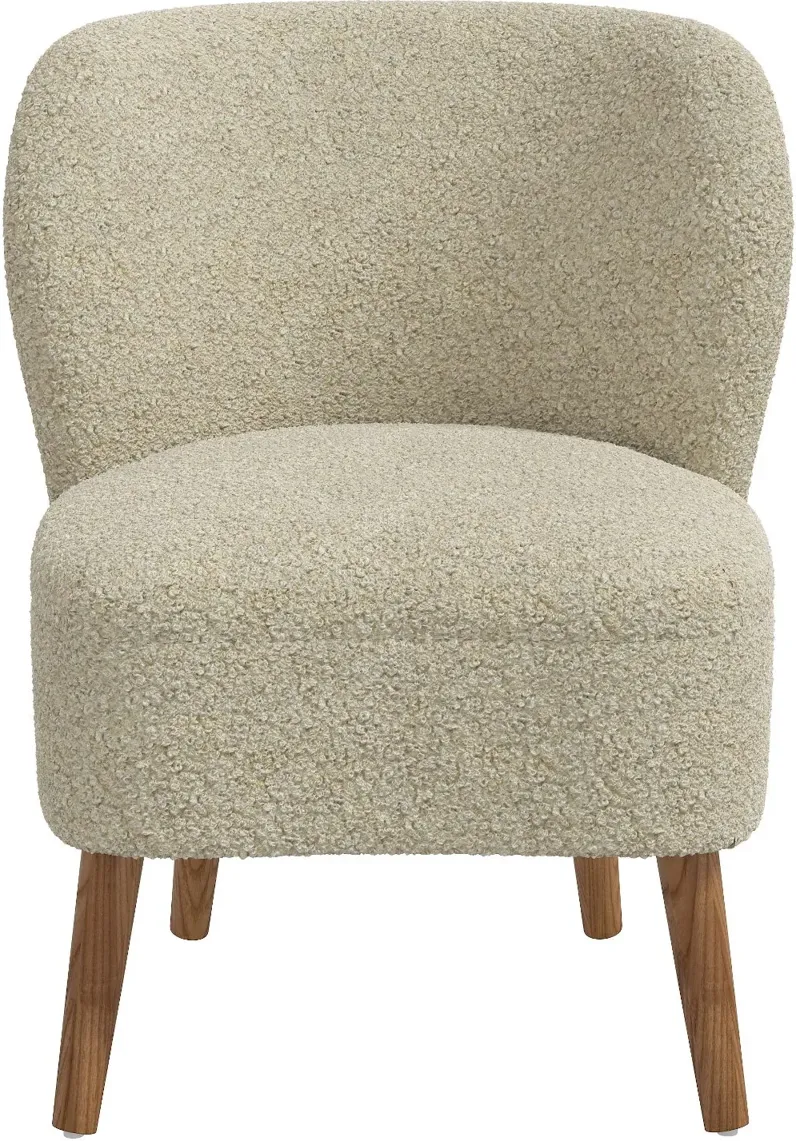 Chrissy Boucle Beige Accent Chair - Skyline Furniture