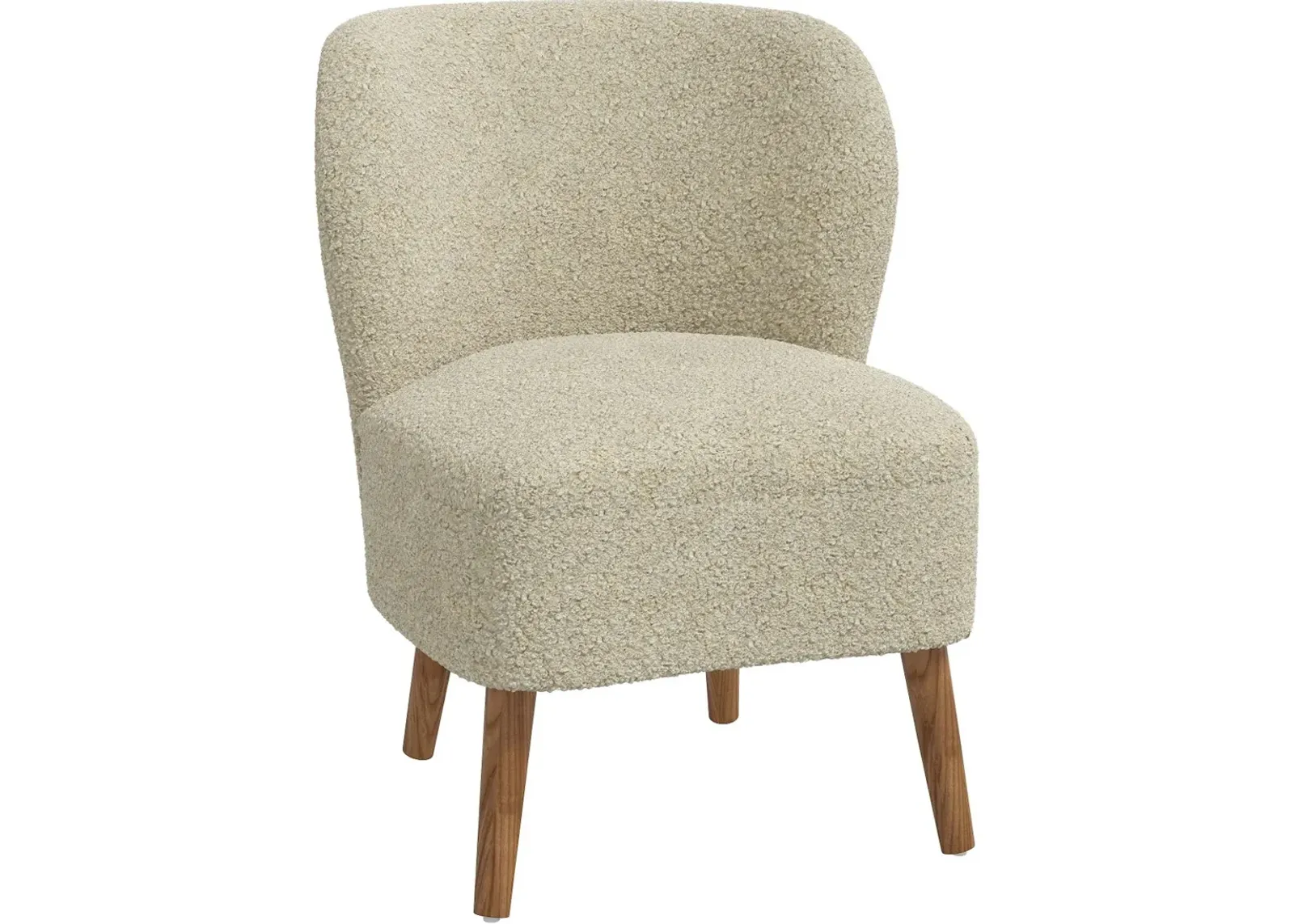 Chrissy Boucle Beige Accent Chair - Skyline Furniture